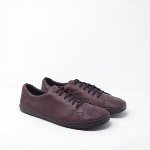 Birchbury Mens Bramfords Sneakers Brown Leather Slip On Size 14